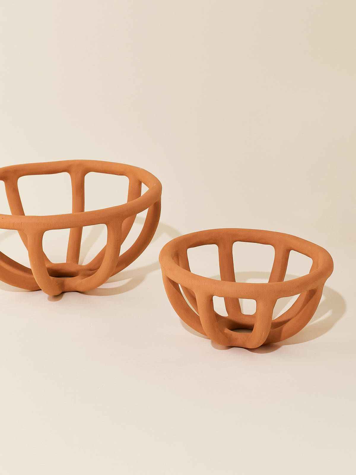 *OOPS* Prong Fruit Bowl, Terracotta