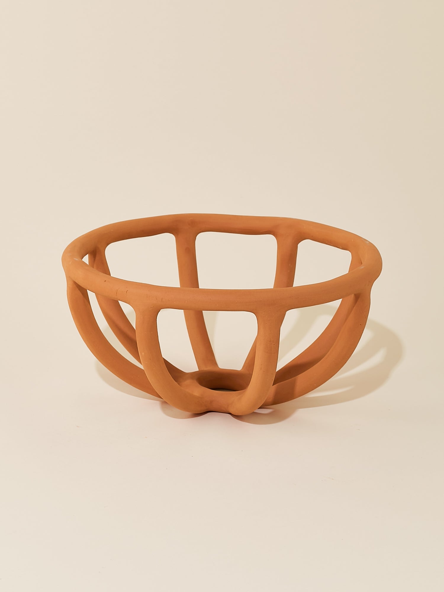 *OOPS* Prong Fruit Bowl, Terracotta