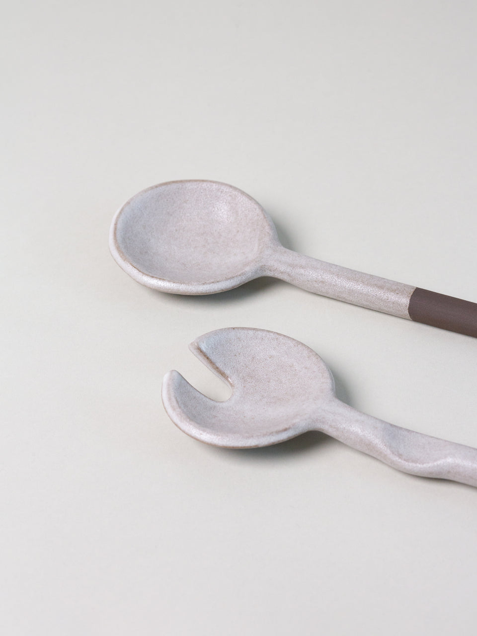 Dash Serving Spoons (1 Pair), Birch / Cacao