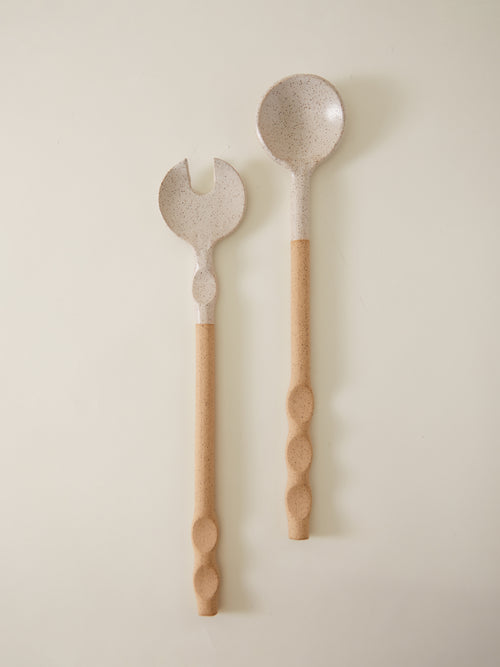 Dash Serving Spoons (1 Pair), Pebble / Speckled
