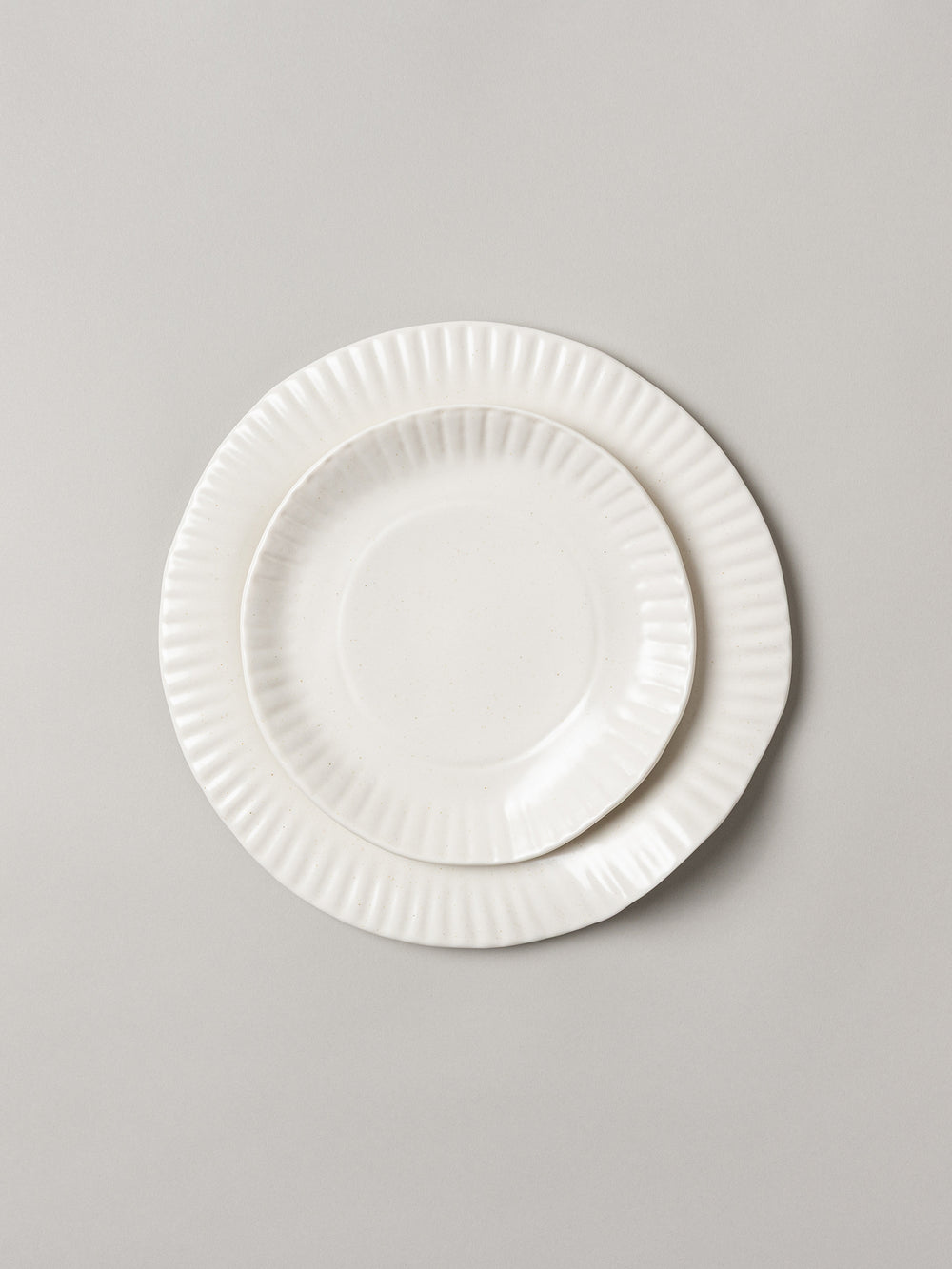 Porcelain Paper Plate, White