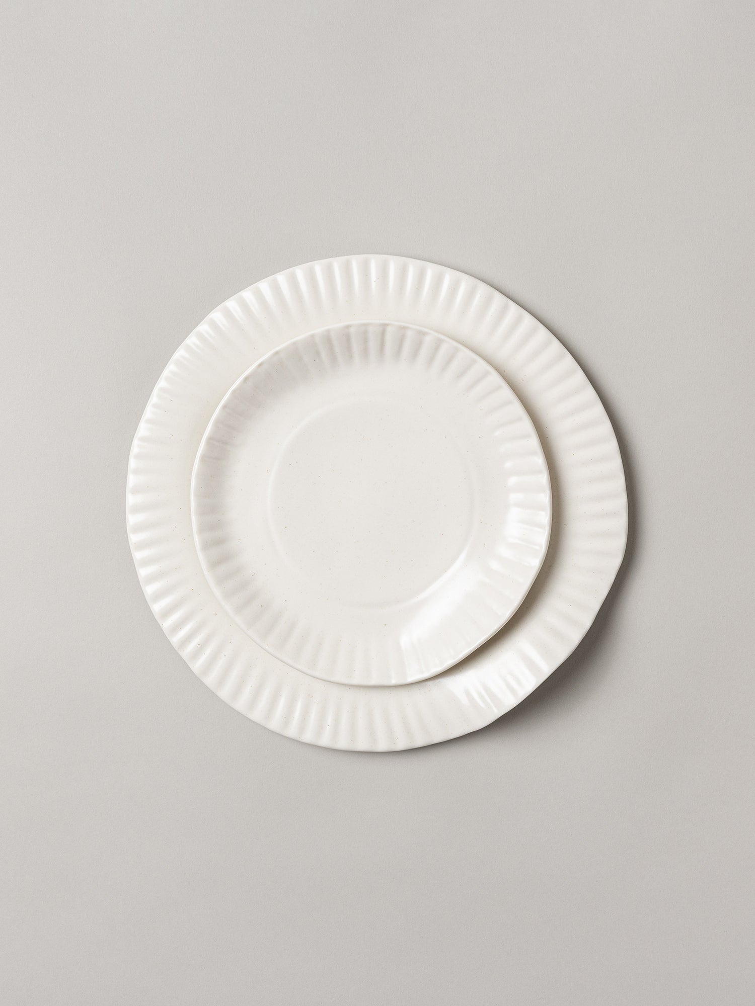 Porcelain Paper Plate, White