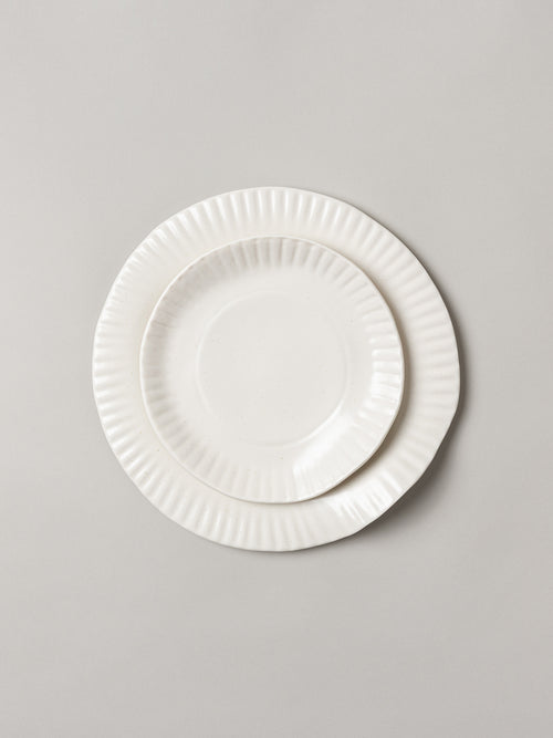 Porcelain Paper Plate, White