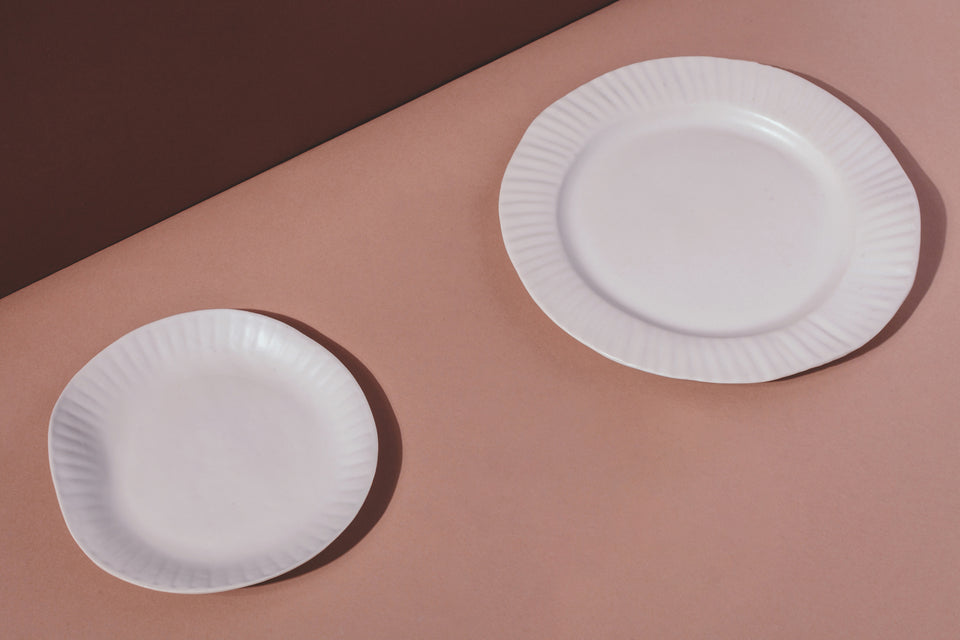 Porcelain Paper Plate, White: SIN ceramics - Handmade in Brooklyn – SIN
