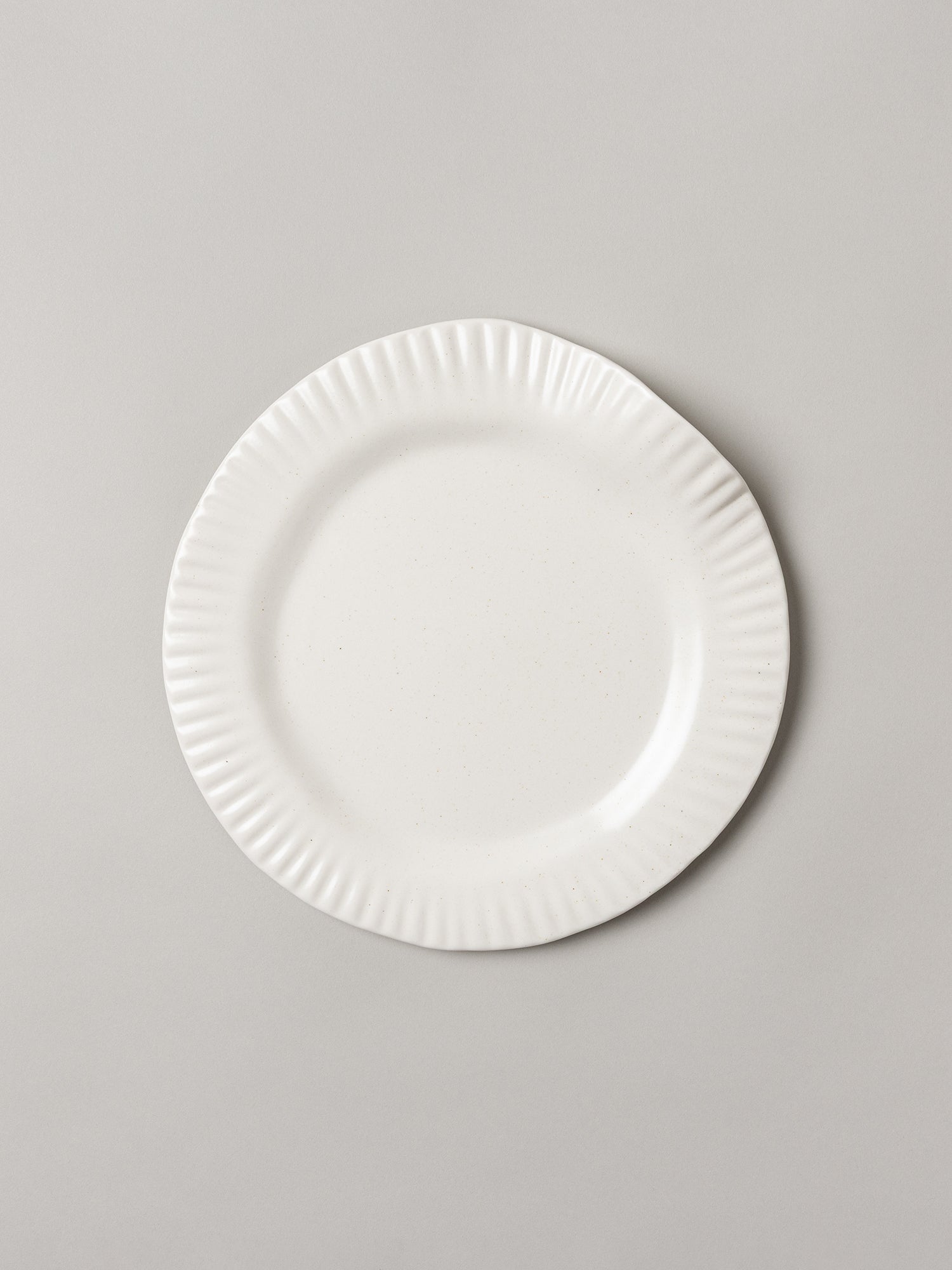 Porcelain Paper Plate, White