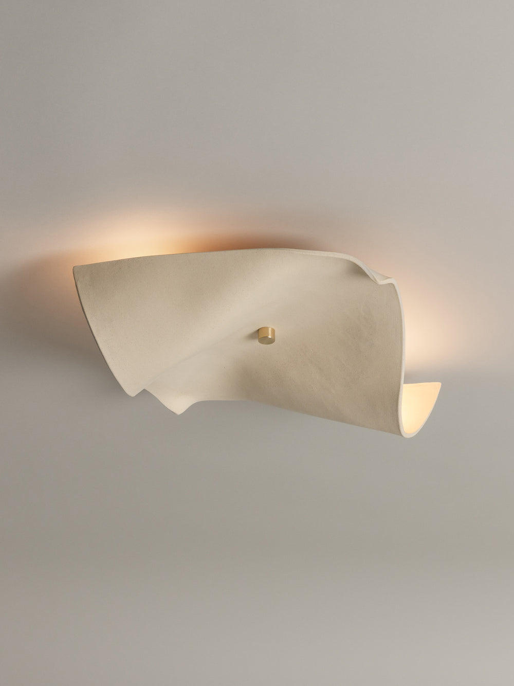 Shan Flush Mount, Bone