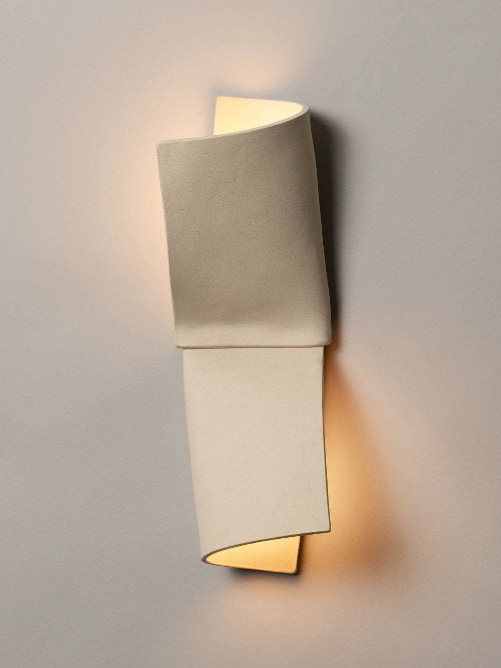 Double Shai Sconce, Bone