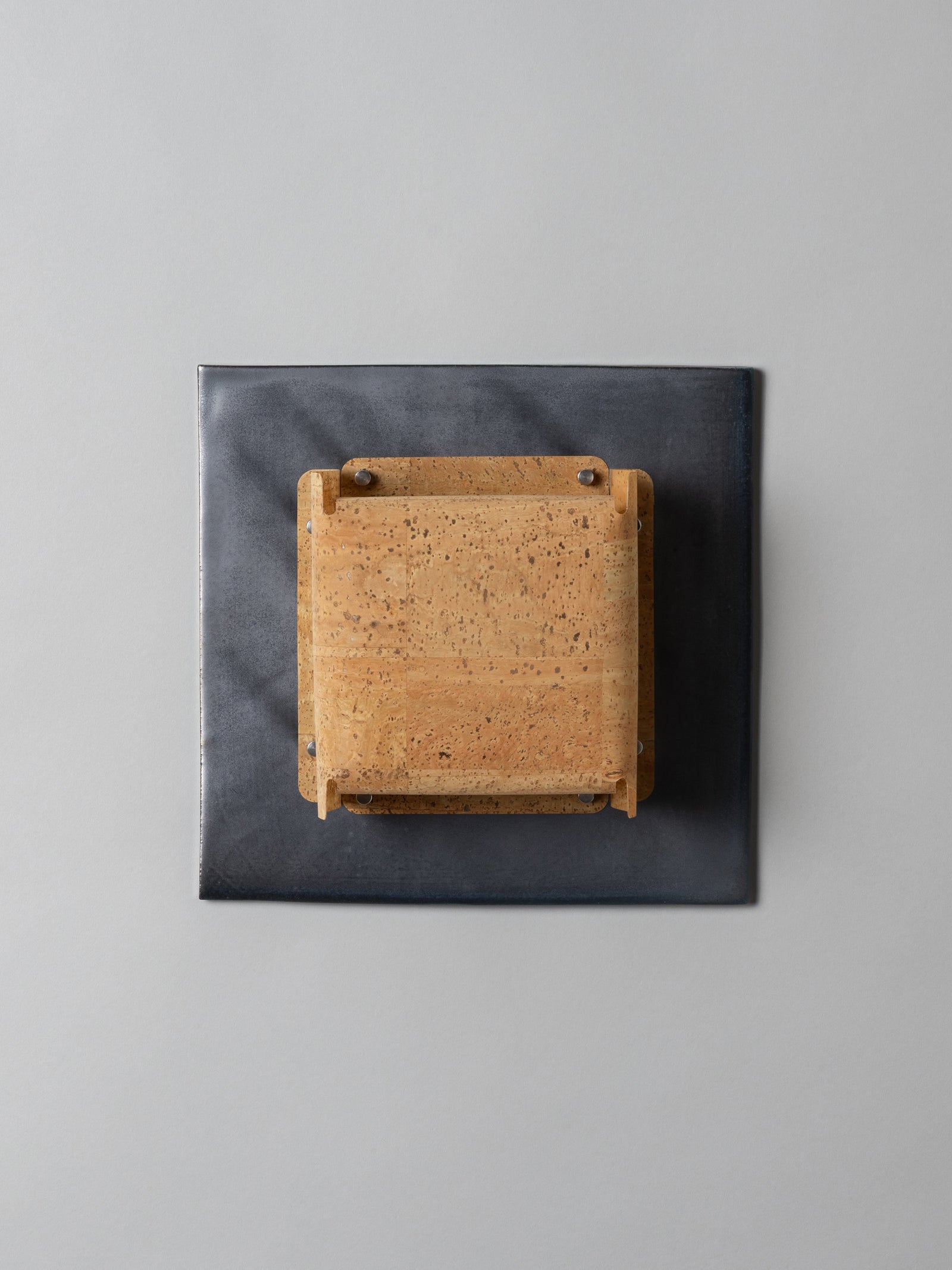 Field Square Sconce, Graphite