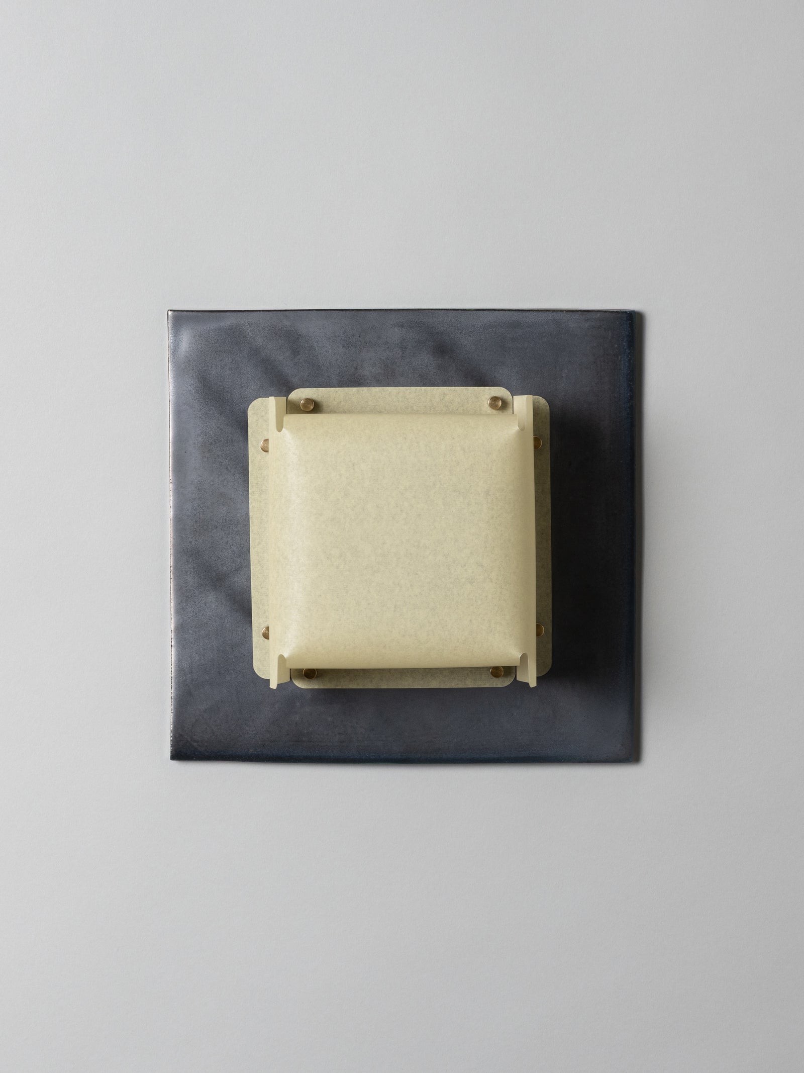 Field Square Sconce, Graphite