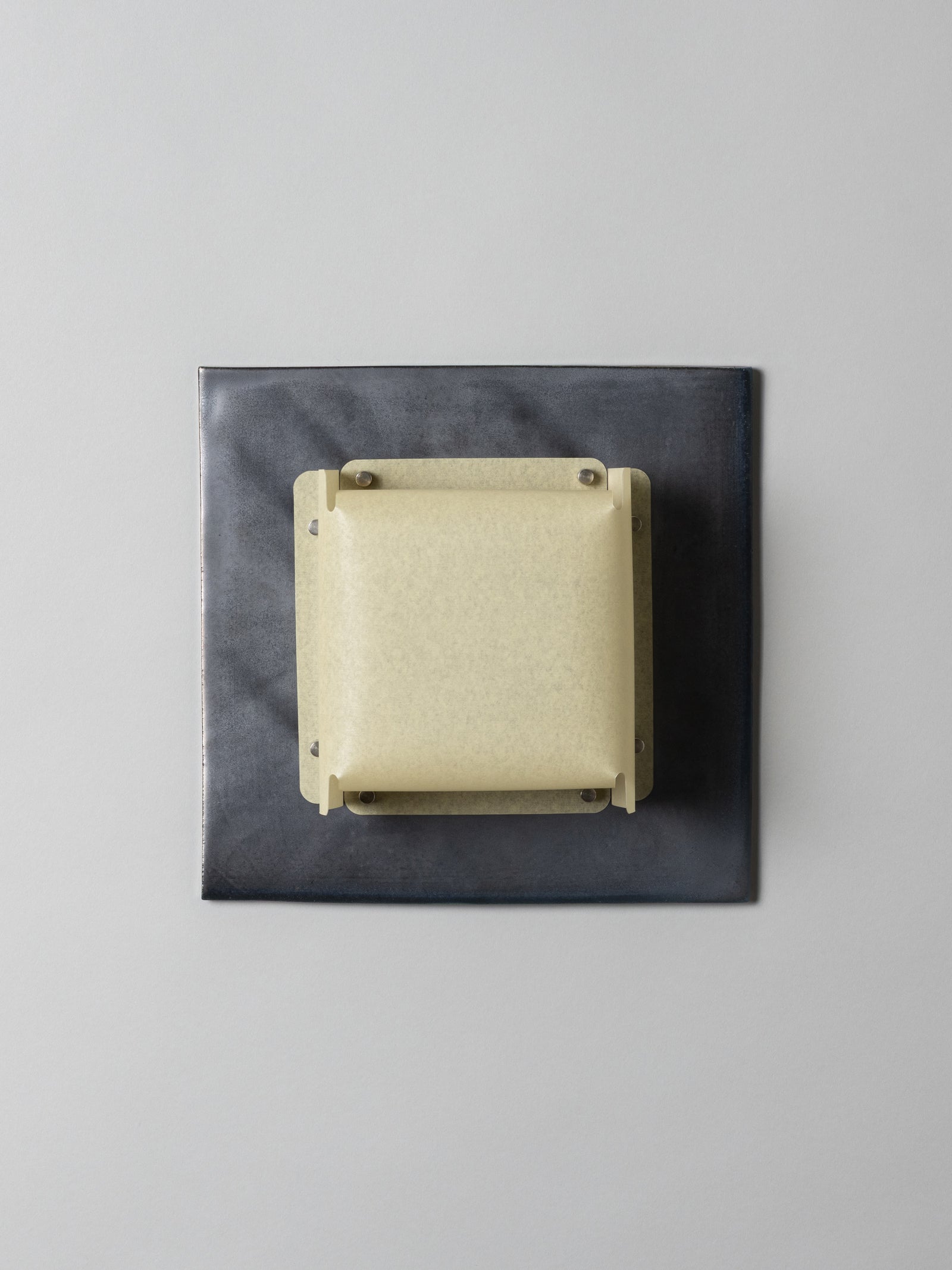 Field Square Sconce, Graphite