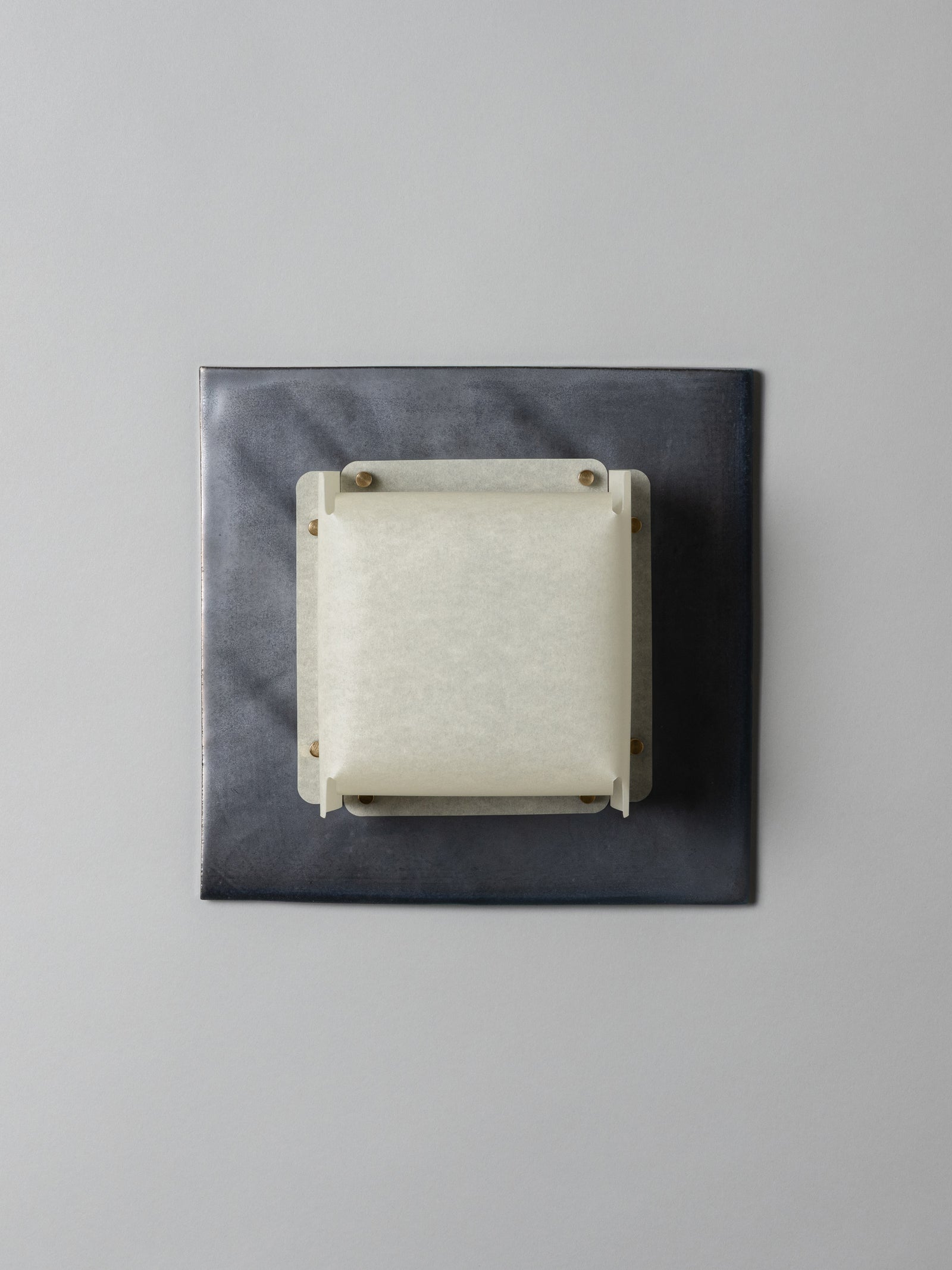 Field Square Sconce, Graphite