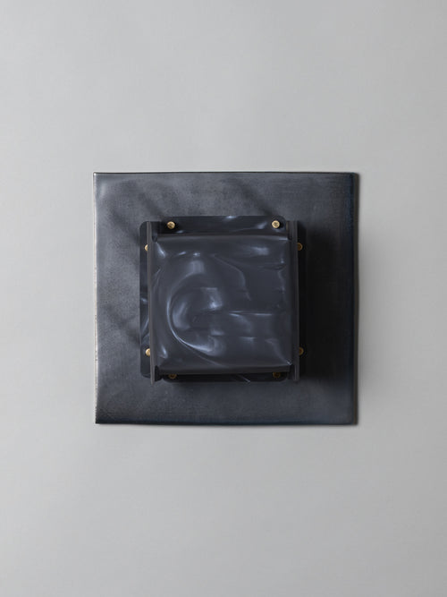 Field Square Sconce, Graphite