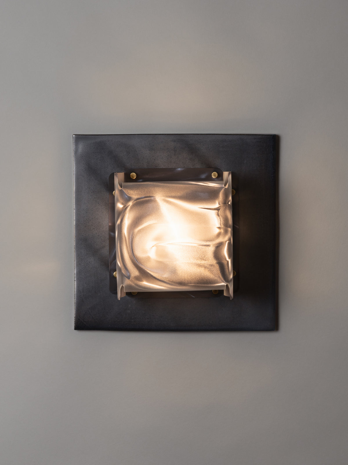 Field Square Sconce, Graphite