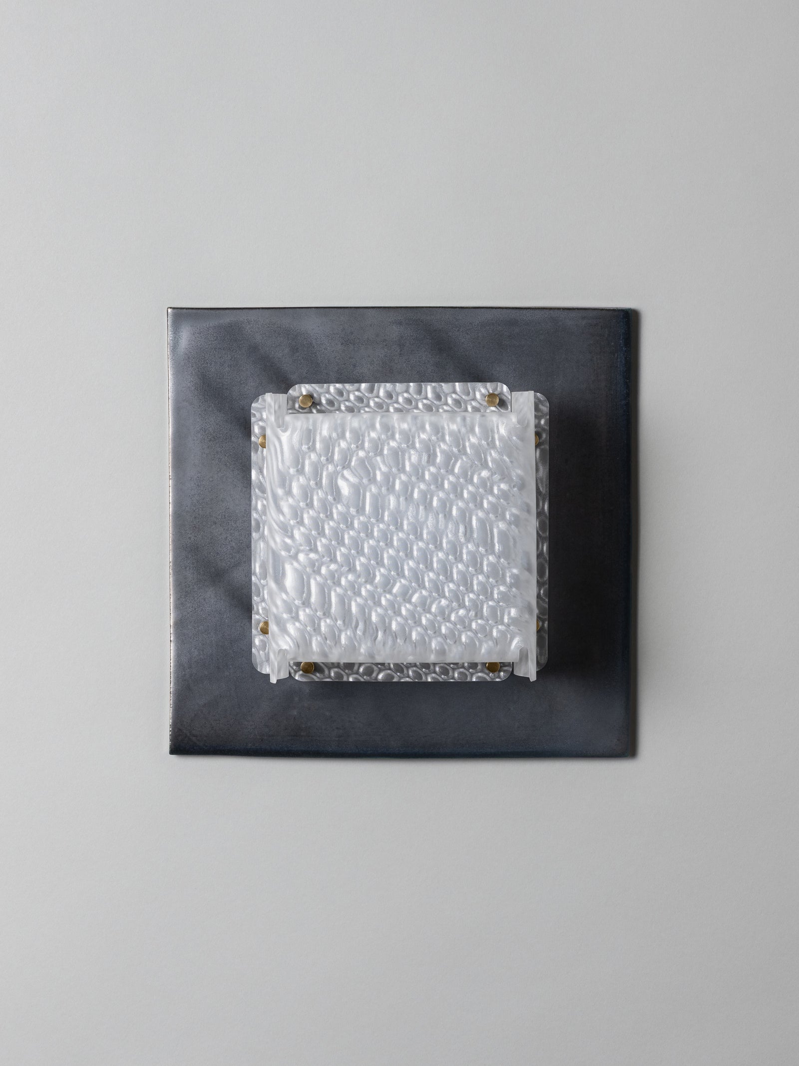 Field Square Sconce, Graphite