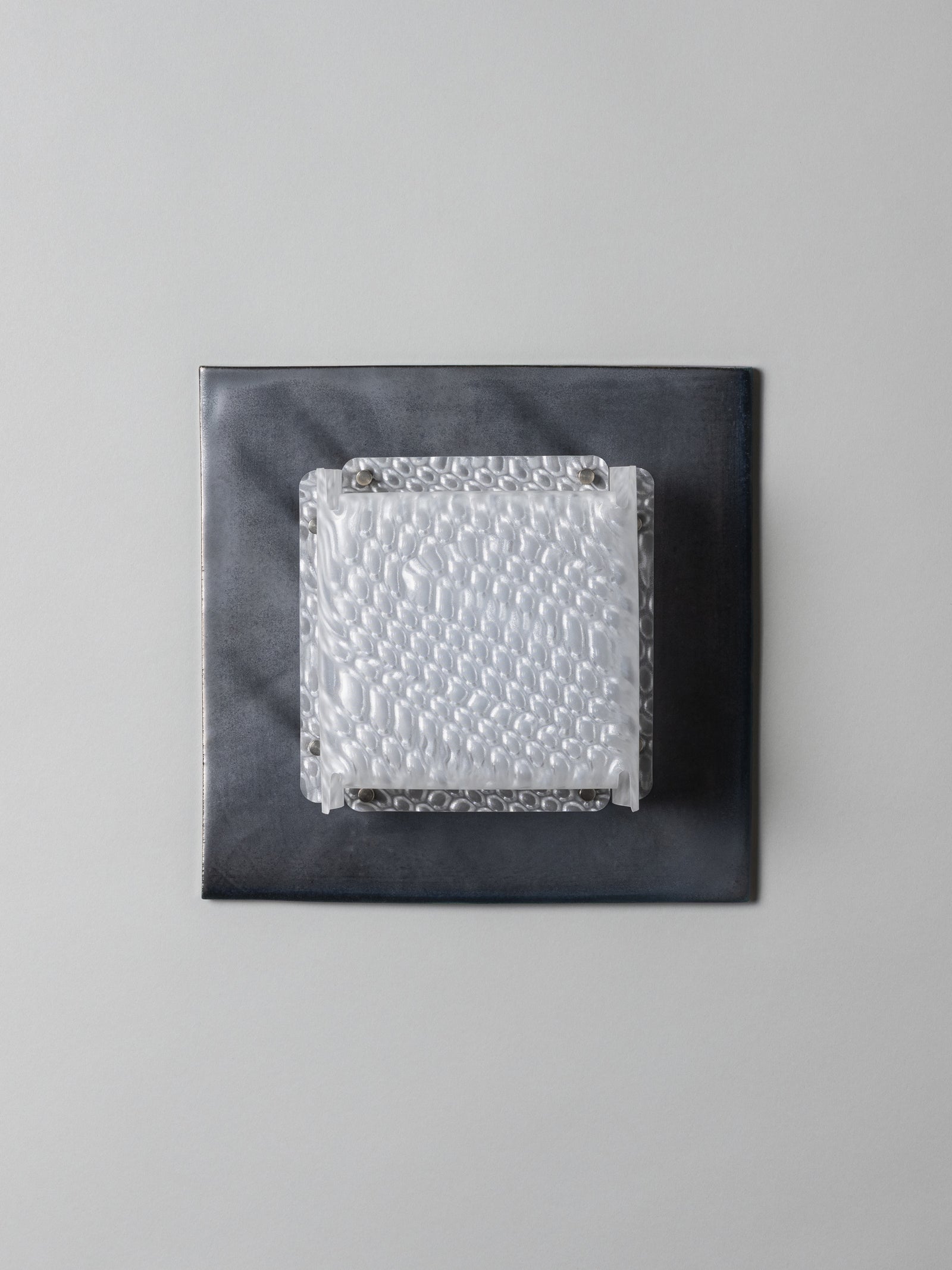 Field Square Sconce, Graphite