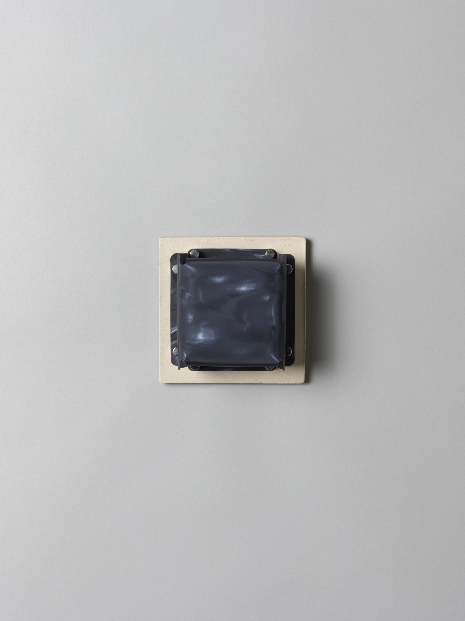 Field Square Mini Sconce, Bone