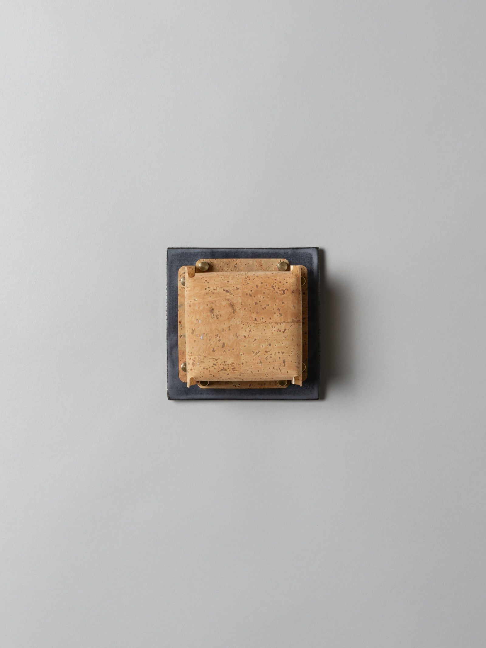 Field Square Mini Sconce, Graphite