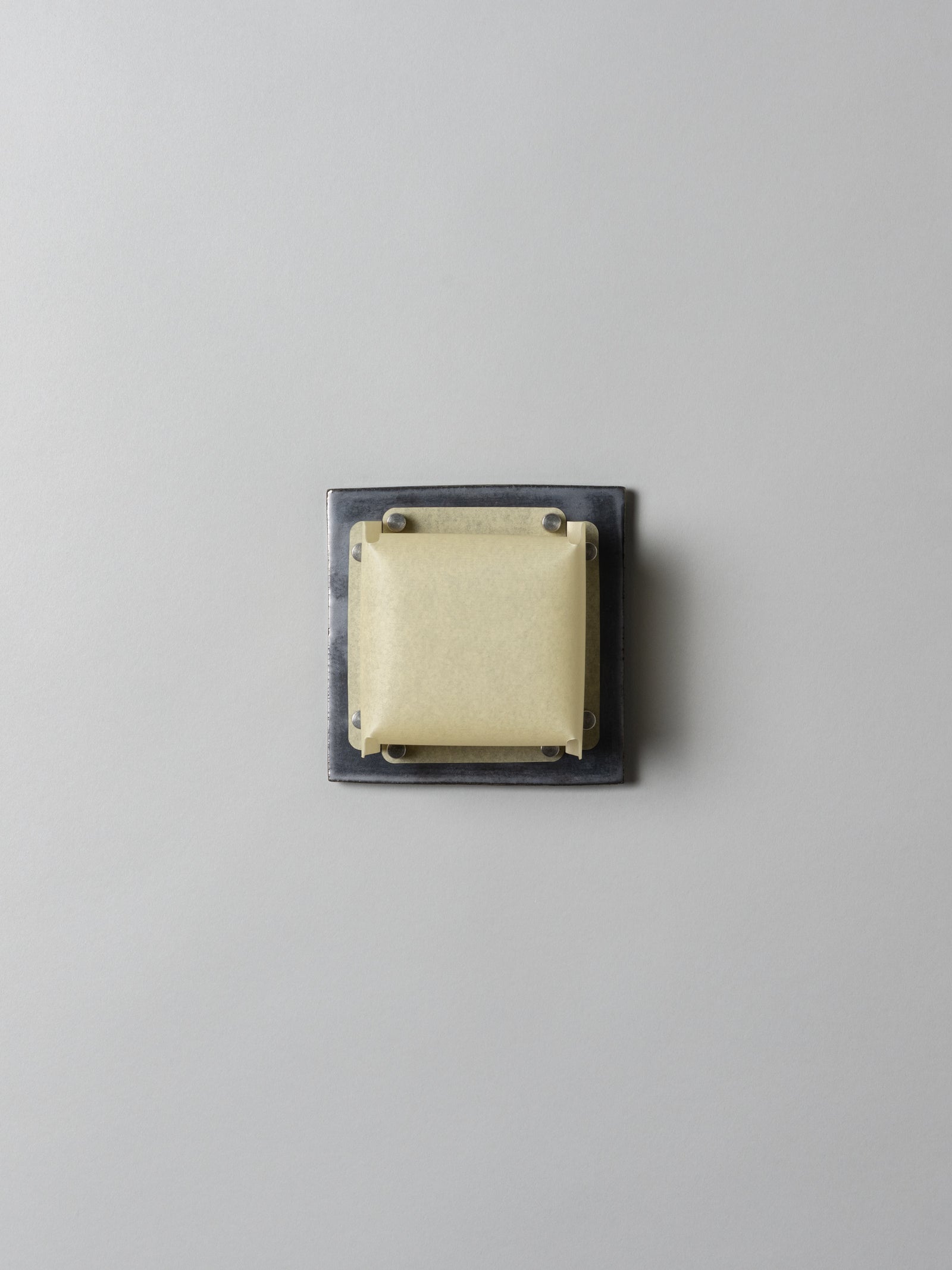 Field Square Mini Sconce, Graphite