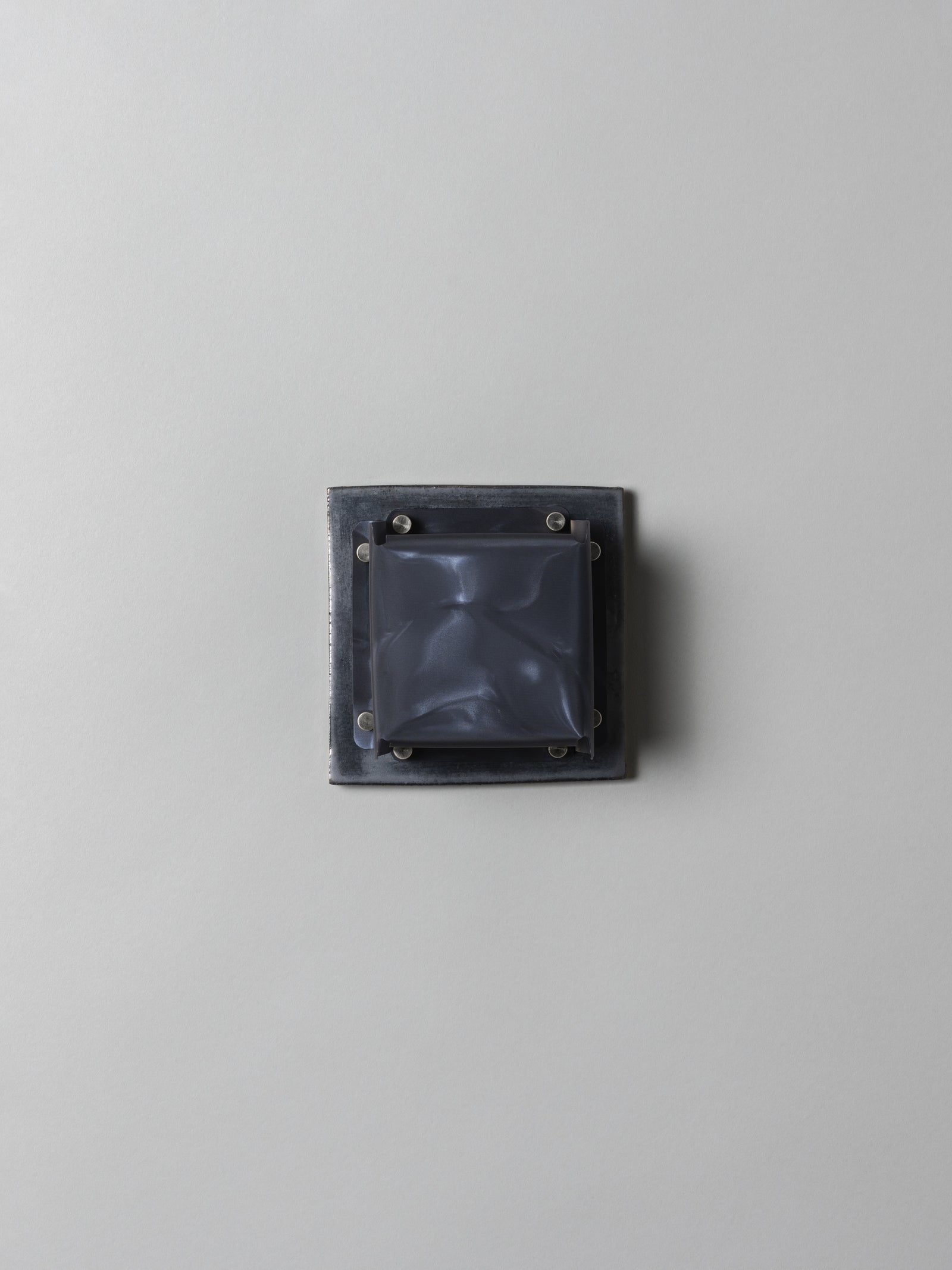 Field Square Mini Sconce, Graphite