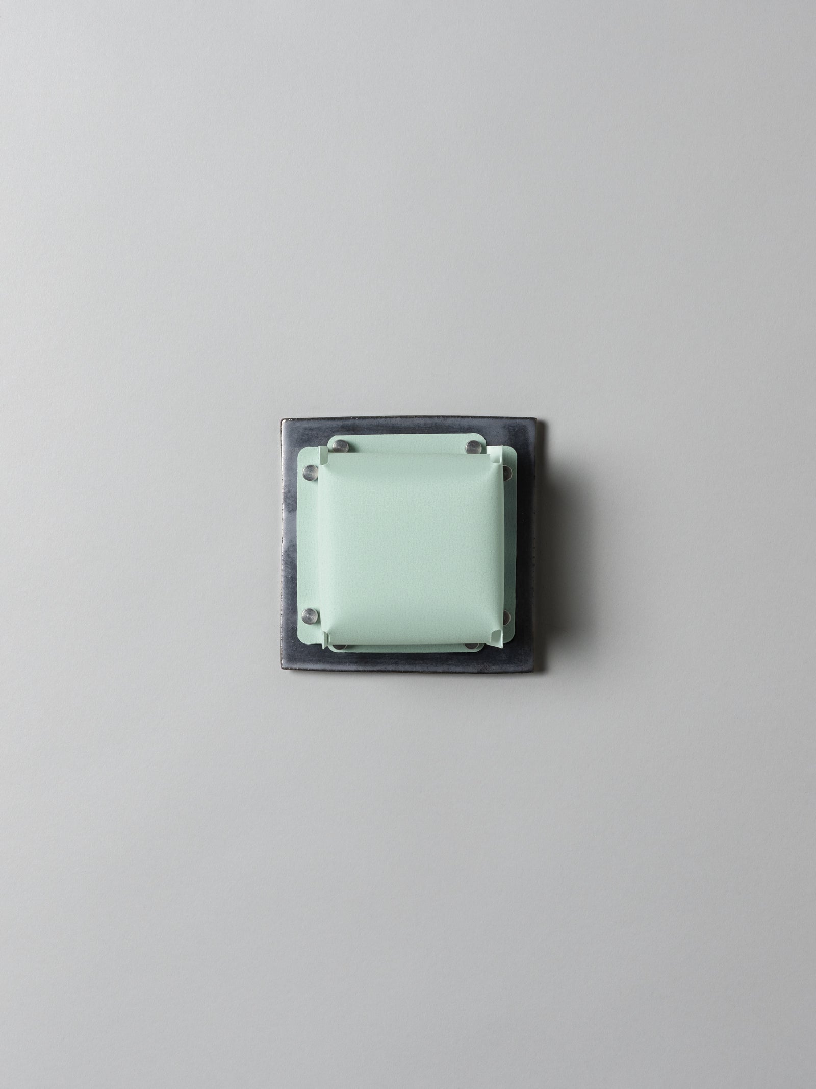 Field Square Mini Sconce, Graphite
