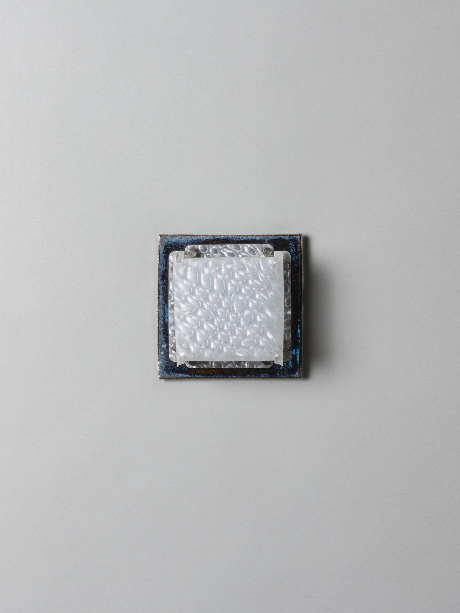 Field Square Mini Sconce, Obsidian
