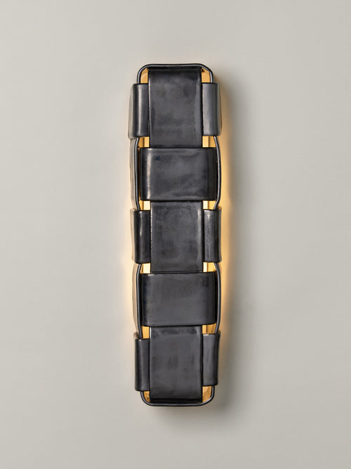 Stria 5 Sconce, Graphite