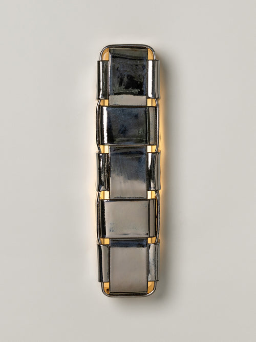 Stria 5 Sconce, Obsidian