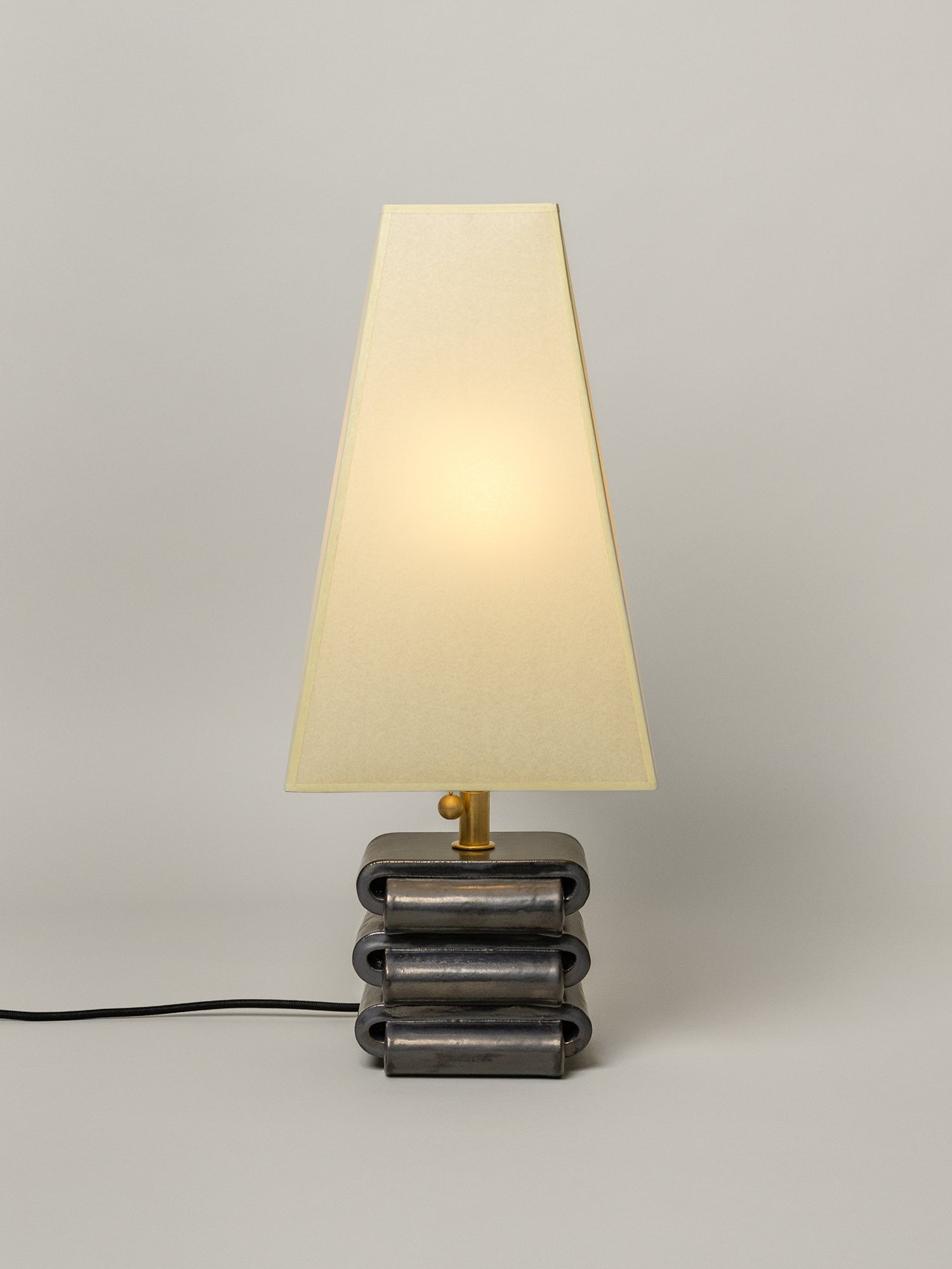 Gio Table Lamp, Graphite / 4 Shade Options