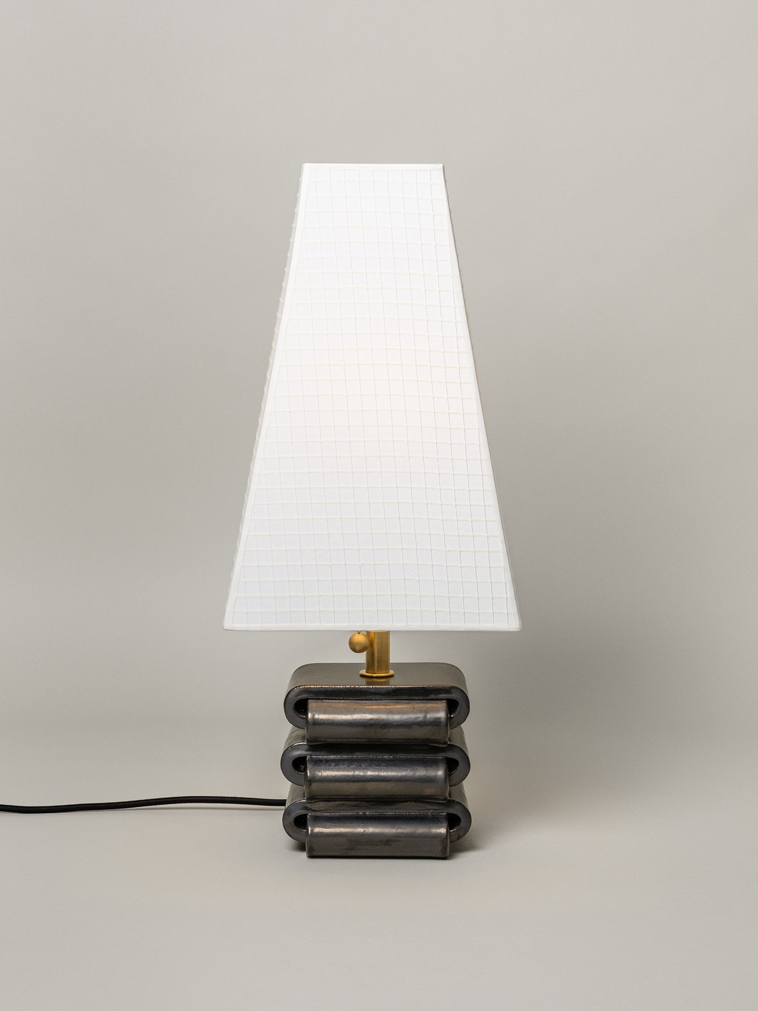 Gio Table Lamp, Graphite / 4 Shade Options
