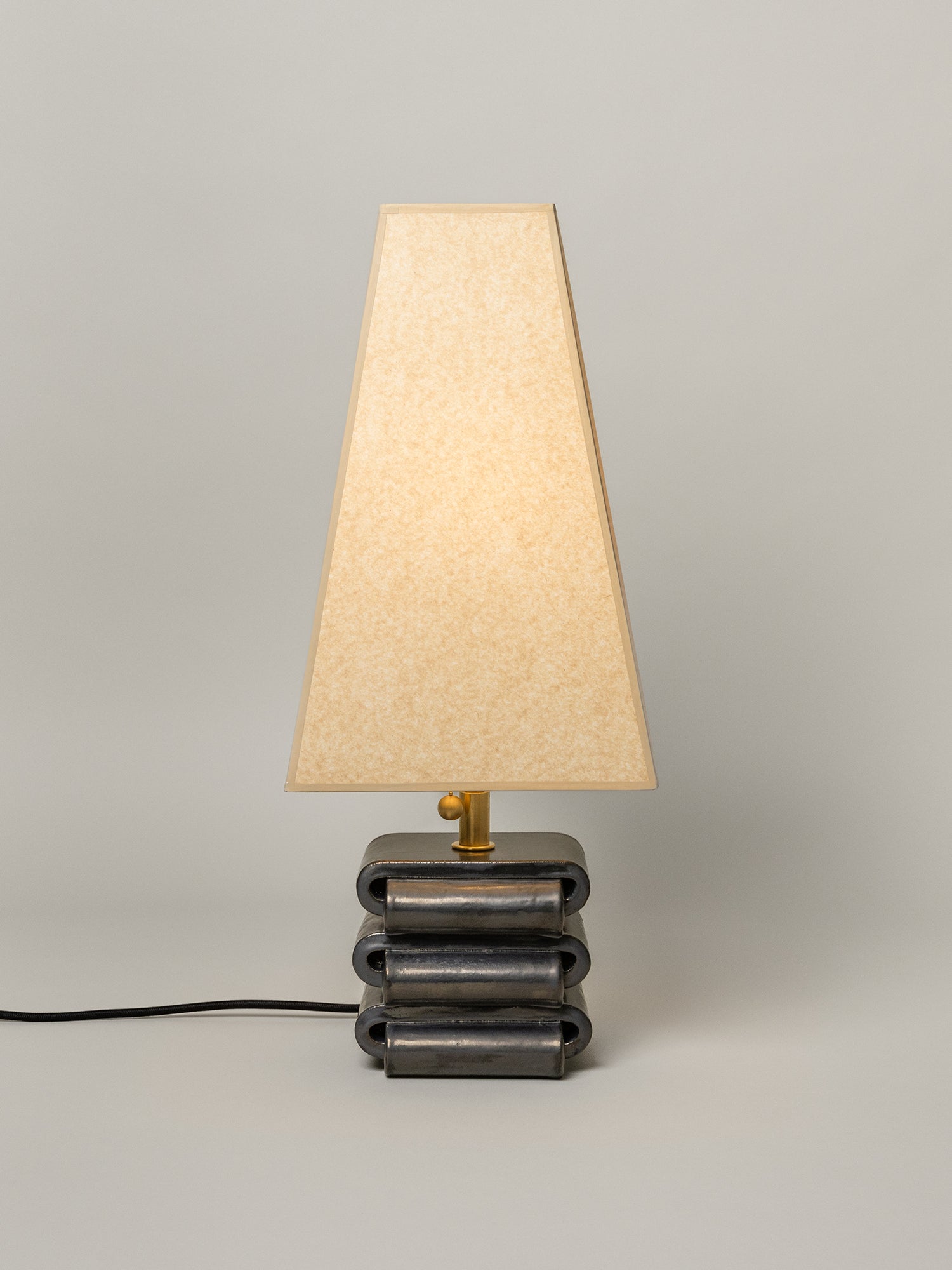 Gio Table Lamp, Graphite / 4 Shade Options
