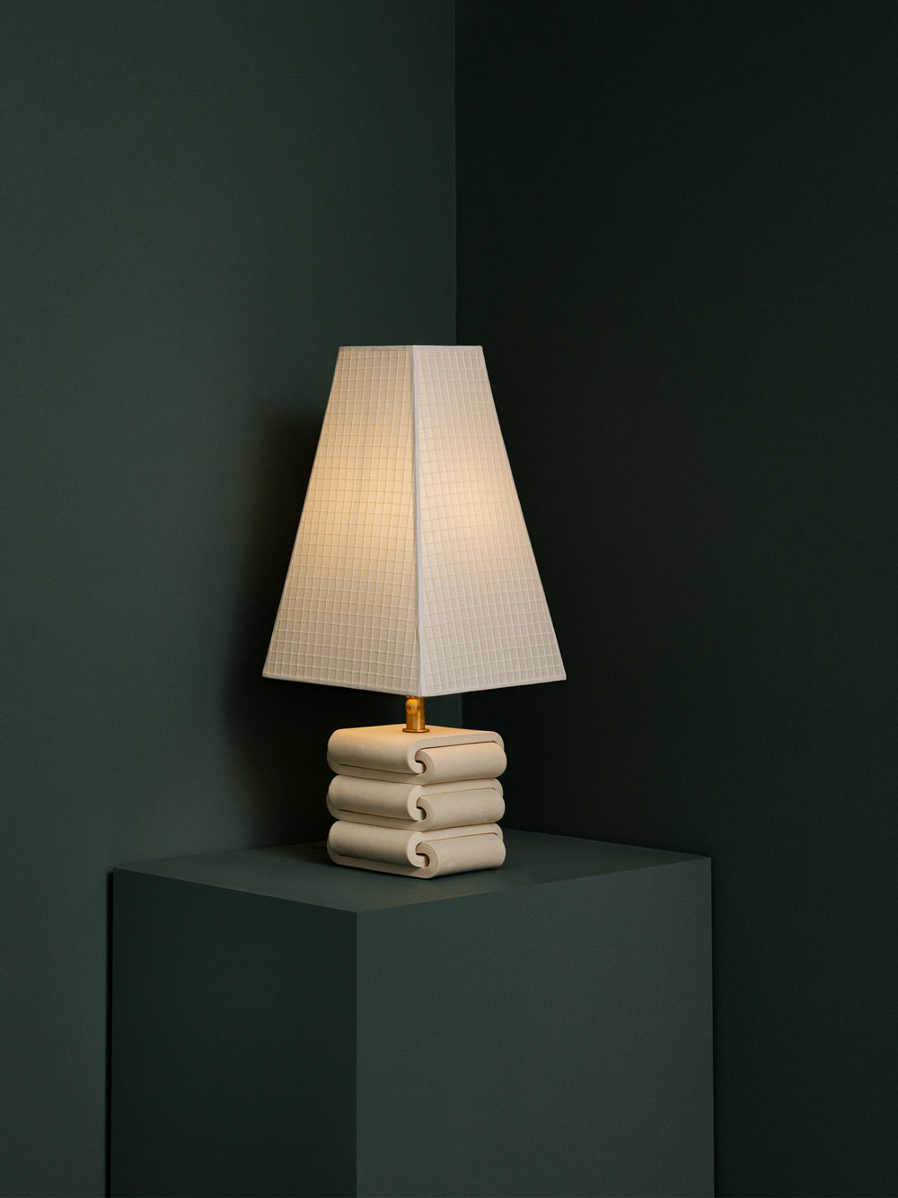 Gio Table Lamp, Bone / 4 Shade Options