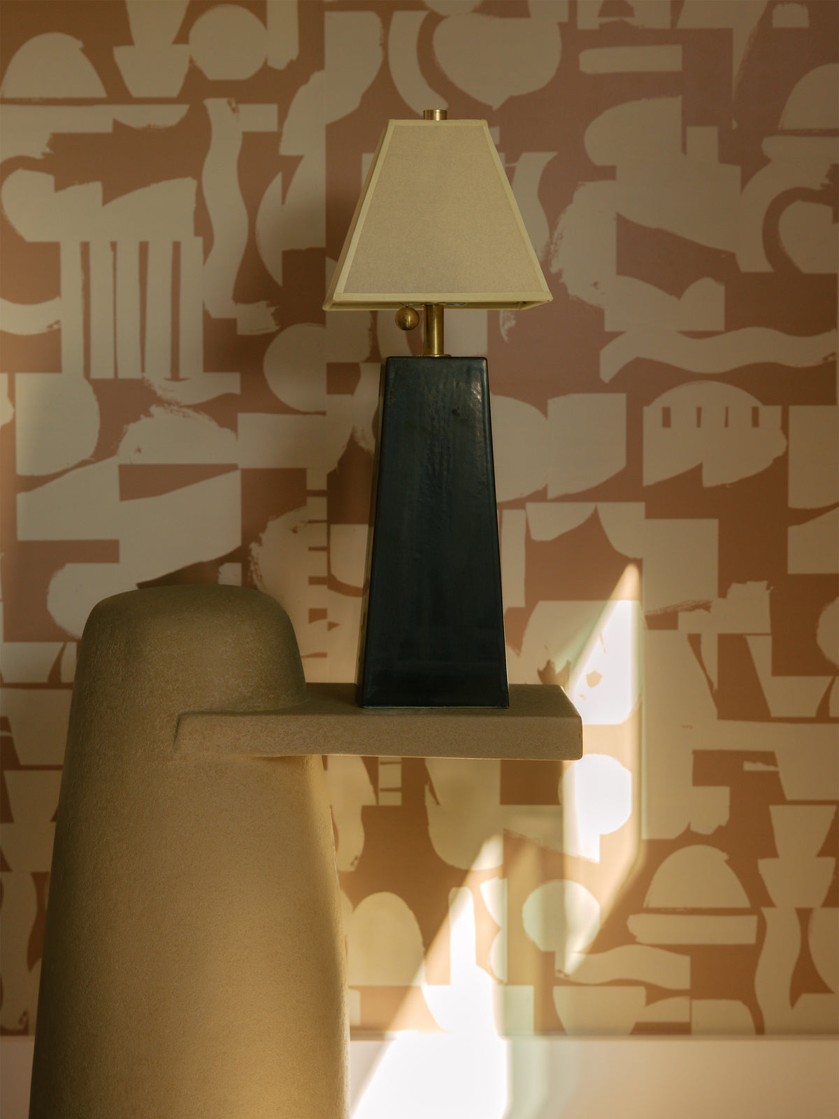 Osen Table Lamp Tall, Graphite / 2 Shade Options