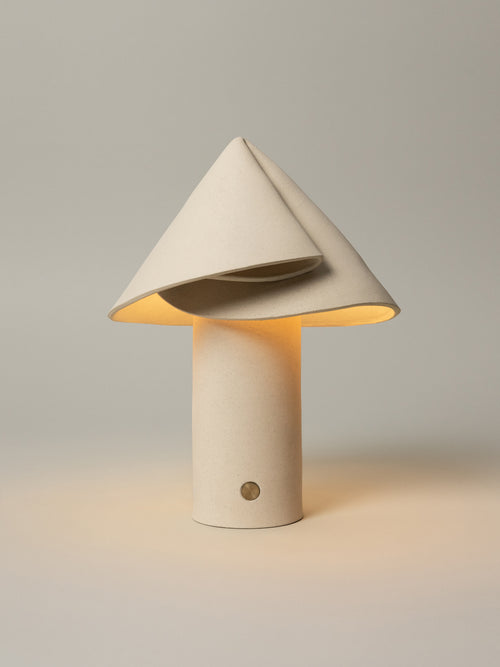 Shayd Table Lamp, Bone