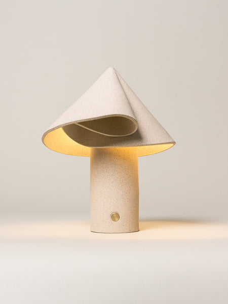 Shayd Table Lamp, Sand: SIN ceramics & home goods - Handmade in