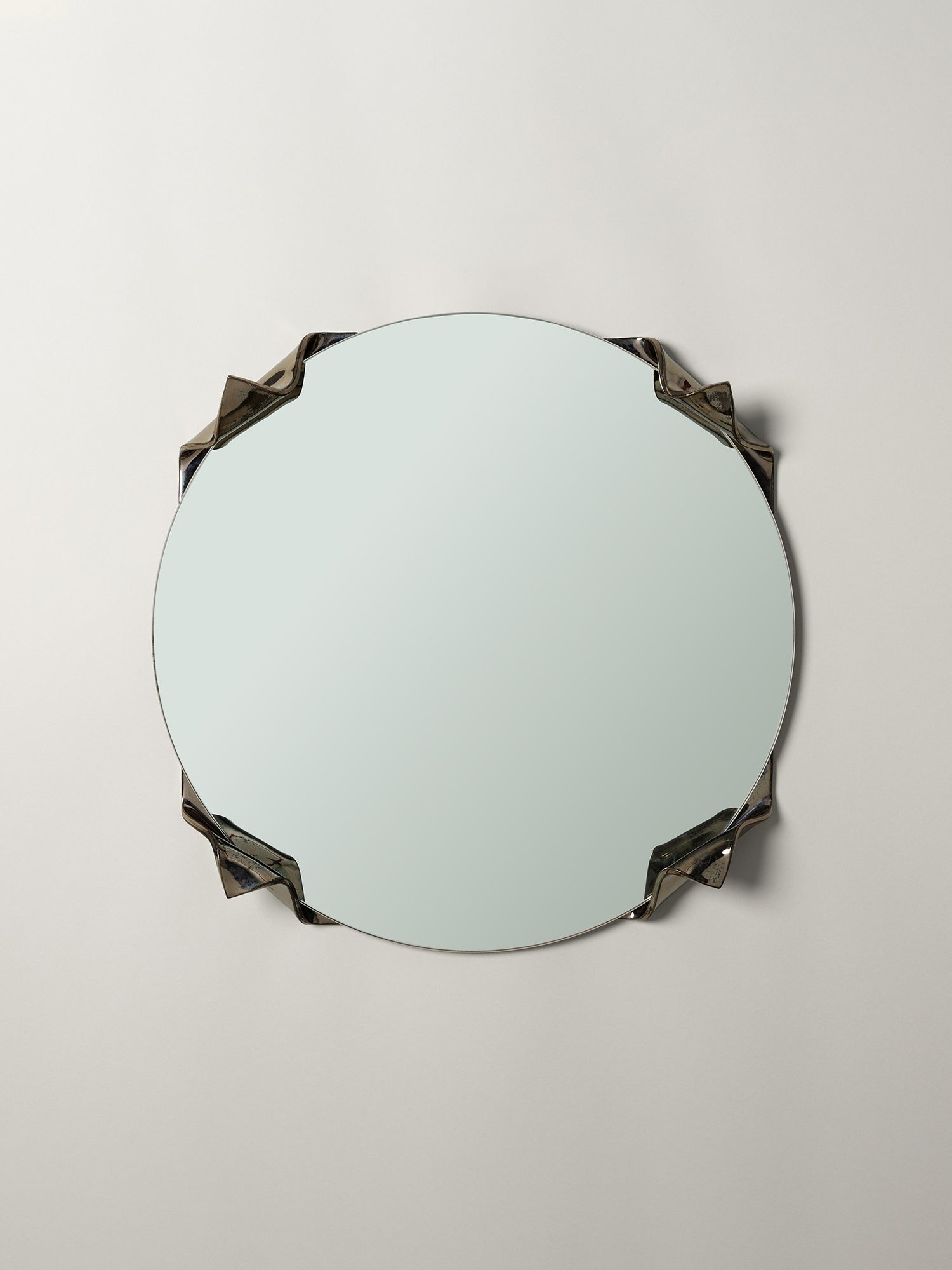 Mira Wall Mirror, Obsidian