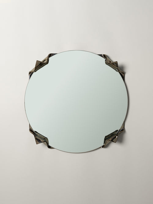 Mira Wall Mirror, Obsidian