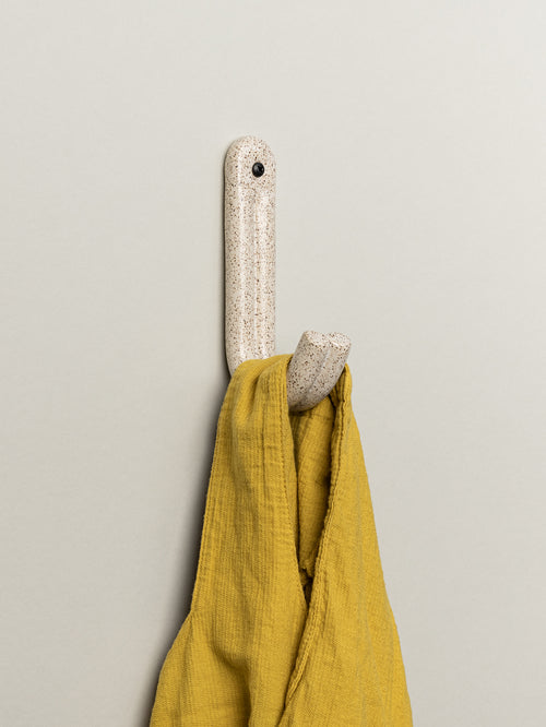 Leggy Curl Wall Hook, Pebble