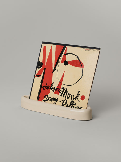 Cue LP Holder in Ivory