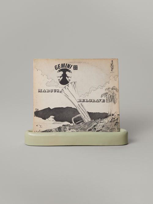 Cue LP Holder in Pale Fiberglass Green