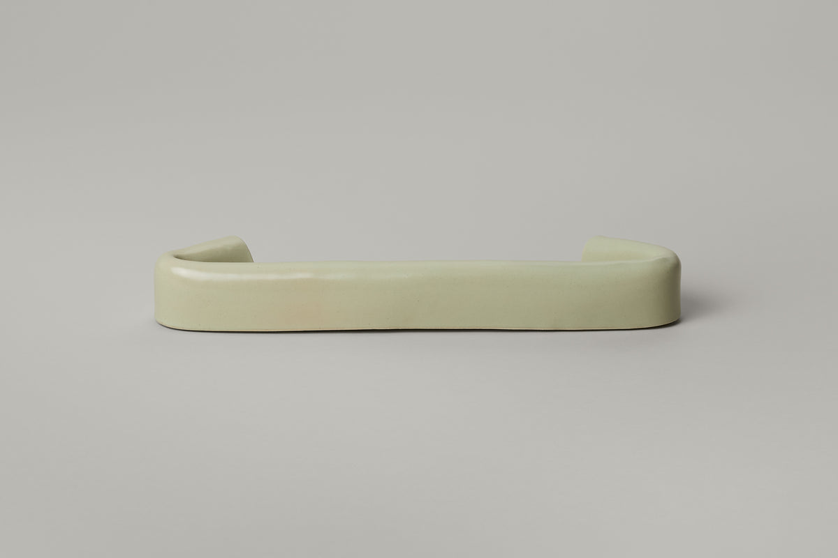 Cue LP Holder in Pale Fiberglass Green