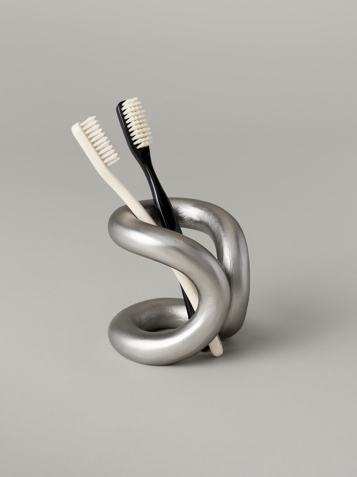Practice Toothbrush Holder, Aluminum