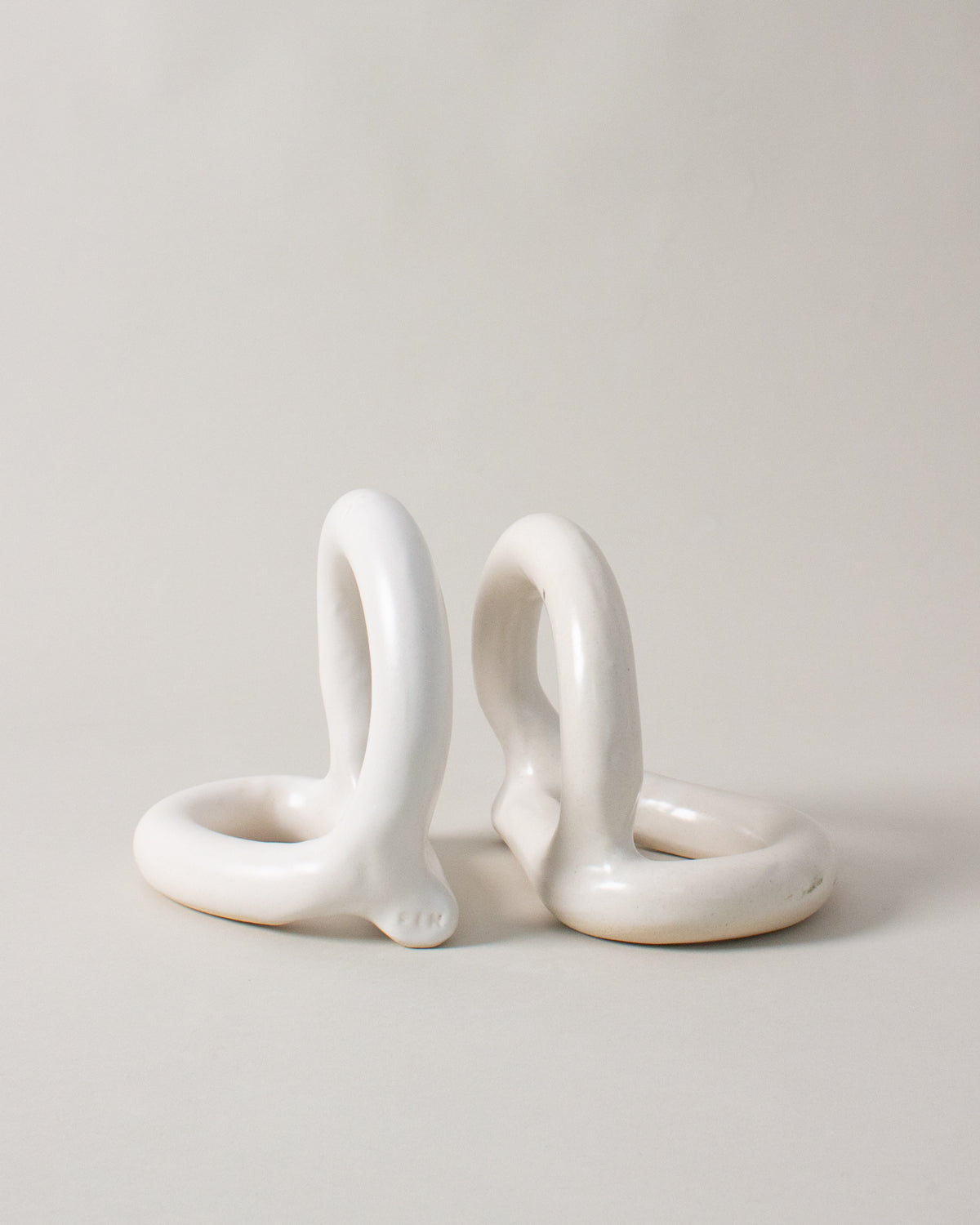 *OOPS* Bacchus Bookends, Cream (1 Pair)