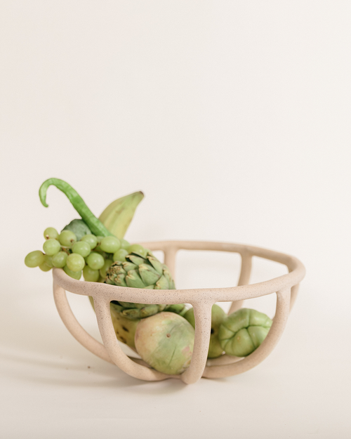 *OOPS* Prong Fruit Bowl, Sand
